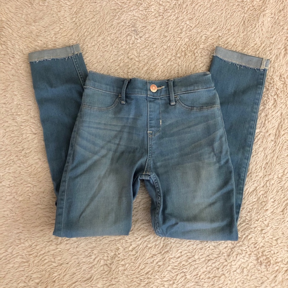 Abercrombie Kids Medium Wash Pull On Jegging